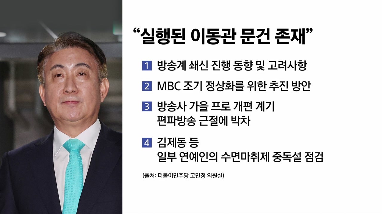 [뉴스앤이슈] '학폭 무마'·'언론 장악' 의혹...이동관 청문회 쟁점은? / YTN