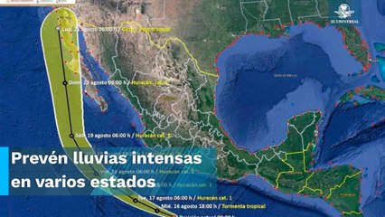 Gobernadora de BC emite recomendaciones para la población ante llegada del Huracán Hilary