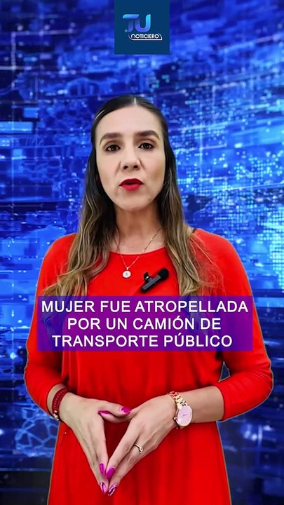 Una mujer murió tras ser atropellada por un camión del transporte ...