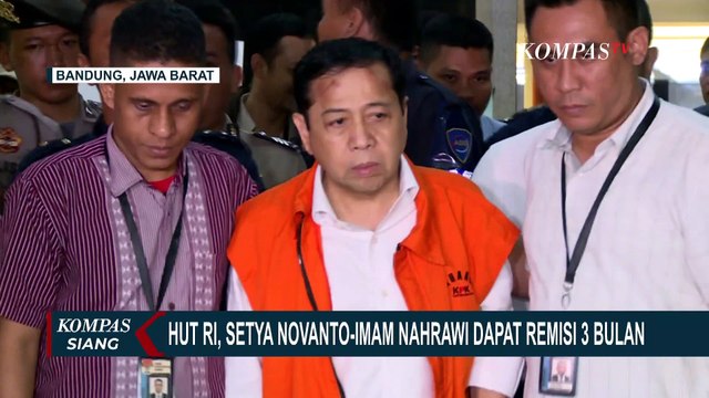 HUT Ke-78 RI, Setya Novanto dan Imam Nahrawi Dapat Remisi 3 Bulan