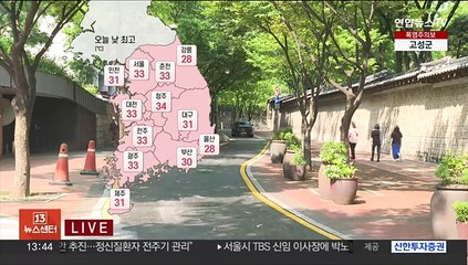 [날씨] 전국 폭염특보, 무더위 계속…곳곳 요란한 비·소나기