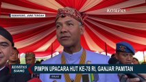 Pimpin Upacara HUT ke-78 RI di Semarang, Ganjar Pranowo Pamitan ke Warga