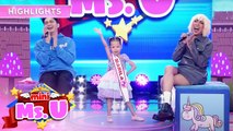Mini Miss U Eury performs her poem about It's Showtime | It's Showtime Mini Miss U