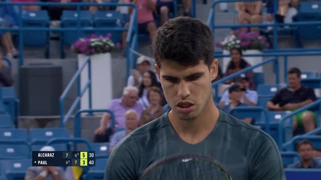 Alcaraz turns tables on Paul with Cincinnati victory