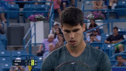 Alcaraz turns tables on Paul with Cincinnati victory