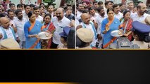 లోటస్ పాండ్ లో పోలీసులకు Ys Sharmila హారతి | Ys Sharmila House Arrest | Telugu OneIndia