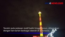 Senangnya Masyarakat Jakarta Menyaksikan Video Mapping di Gemilang Silang Monas