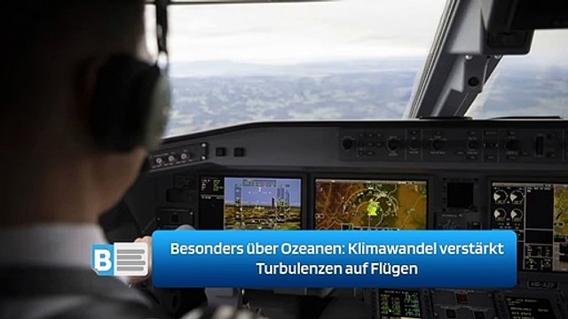 Besonders über Ozeanen: Klimawandel verstärkt Turbulenzen auf Flügen