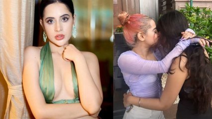 Urfi Javed aka Uorfi ने पार की सारी हदें,BFF Kajol के साथ सरेआम किया Lip Lock तो भड़के लोग