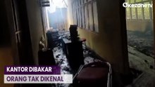 Kantor Distrik Fakfak Tengah Dibakar Orang Tak Dikenal