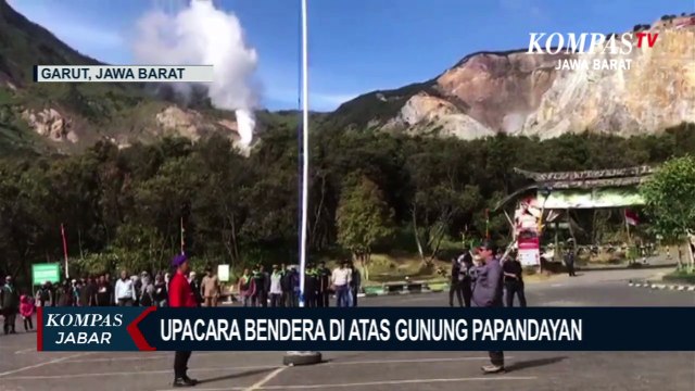 Pecinta Alam Gelar Upacara Hut Ke 78 RI di Gunung