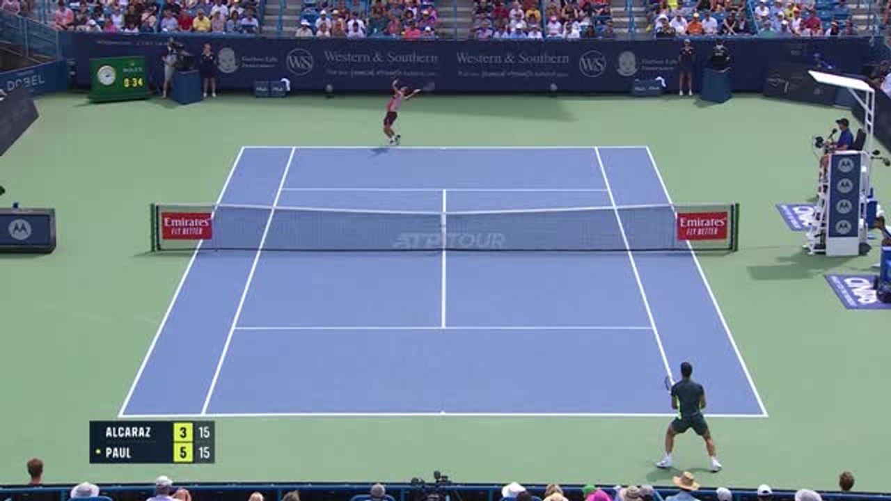 Highlights: Alcaraz glückt Revanche gegen Paul