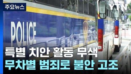 잇따르는 무차별 범죄에 불안 고조...빛 바랜 특별치안활동 / YTN