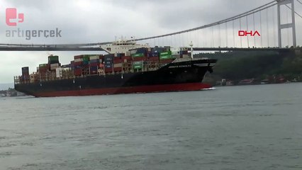 Ukrayna'nın yeni koridorunu kullanan ilk gemi İstanbul'dan geçti