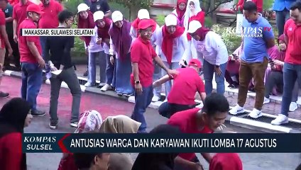 Antusias Warga Dan Karyawan Ikuti Lomba 17 Agustus