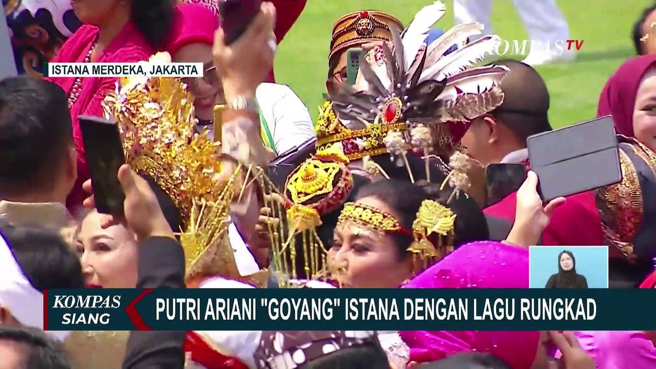 Kemeriahan HUT ke-78 RI di Istana Negara: Putri Ariani Nyanyi Rungkad Hingga Kaesang Dapat Sepeda