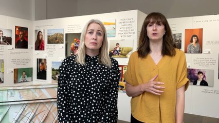 Projecting Grief Exhibition at Victoria Gate Leeds