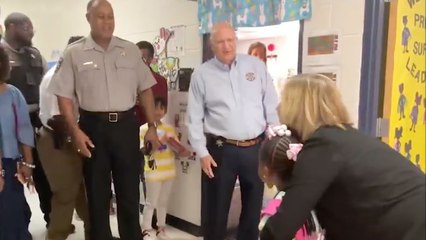 Police SHERIFF Escorts Girl To SCHOOL!