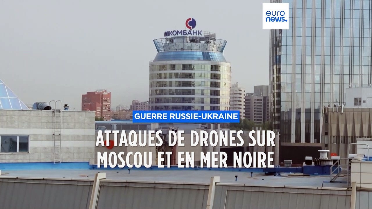 Des drones ukrainiens détruits par les forces russes à Moscou et en mer Noire