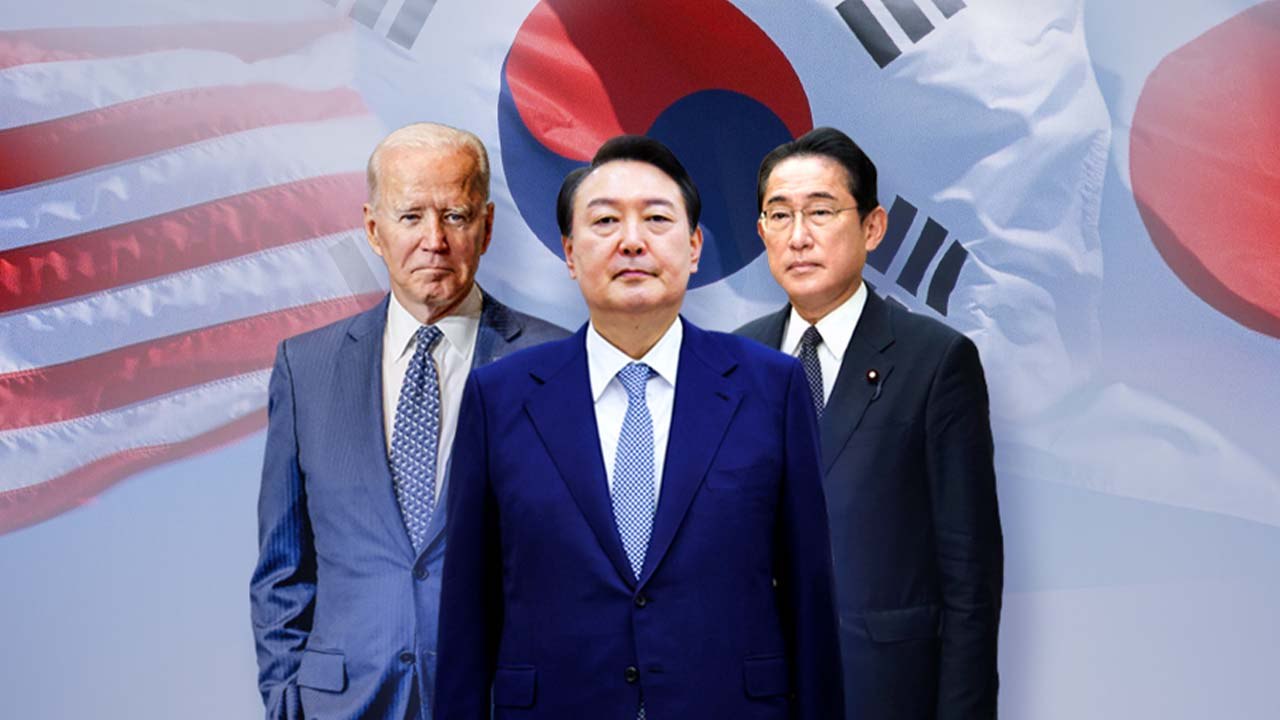 한미일, '3자 협의 공약' 추가 채택..."공통 위협에 즉각 협의" / YTN