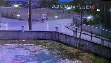 Bir kişinin öldüğü kaza, güvenlik kamerasına yansıdı