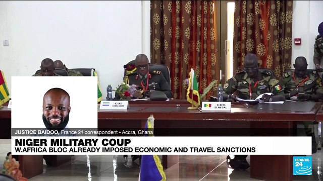 Niger coup: ECOWAS already imposed economic and travel sanctions