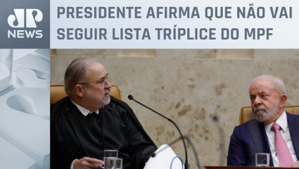 Lula se reúne com Aras no Planalto em busca de recondução à PGR