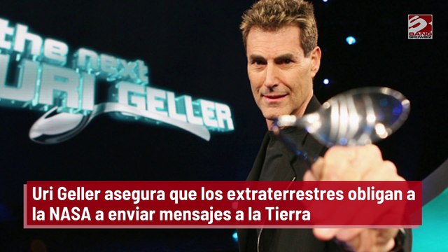 Uri Geller asegura que los extraterrestres obligan a la NASA a enviar mensajes a la Tierra
