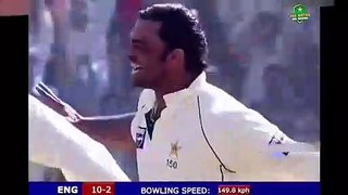 All 17 Wickets by Shoaib Akhtar in 2005 Test Series vs England