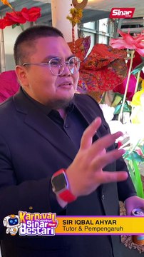 Sir @iqbalahyar cakap korang boleh belajar Pendidikan Digital kat Karnival Pendidikan Sinar Bestari. TUNGGU APA LAGI?