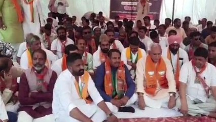 बीकानेर: बीजेपी अल्पसंख्यक मोर्चा का सरकार के खिलाफ प्रदर्शन, सीएम गहलोत को घेरा