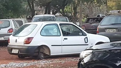 Fiesta tomado em assalto é recuperado pela Guarda Municipal
