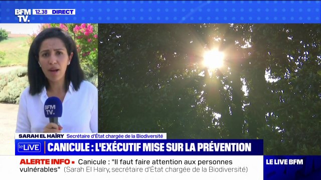 Sarah El Haïry (secrétaire d'État chargée de la biodiversité): La canicule tue, c'est une évidence