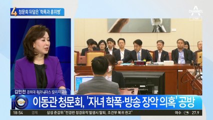 이동관 청문회 뒤덮은 ‘학폭과 홍위병’ 공방