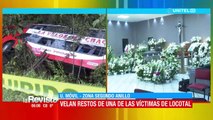 Madre e hija, víctimas del embarrancamiento de una flota, son veladas este viernes