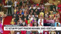 Prabowo Duduk Diapit Ketum PKB dan Plt Ketum PPP, Sandiaga Uno: Hanya Kebetulan