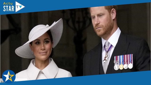 Harry et Meghan séparés Ce geste de Meghan qui en dit long sur leur relation