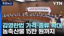 농축산물 선물 가격 10만→15만 원...김영란법 손본다 / YTN
