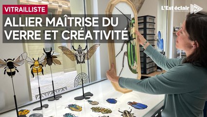 Elisabeth de Bourleuf allie maîtrise du verre et créativité au sein de l’atelier-boutique Belisama