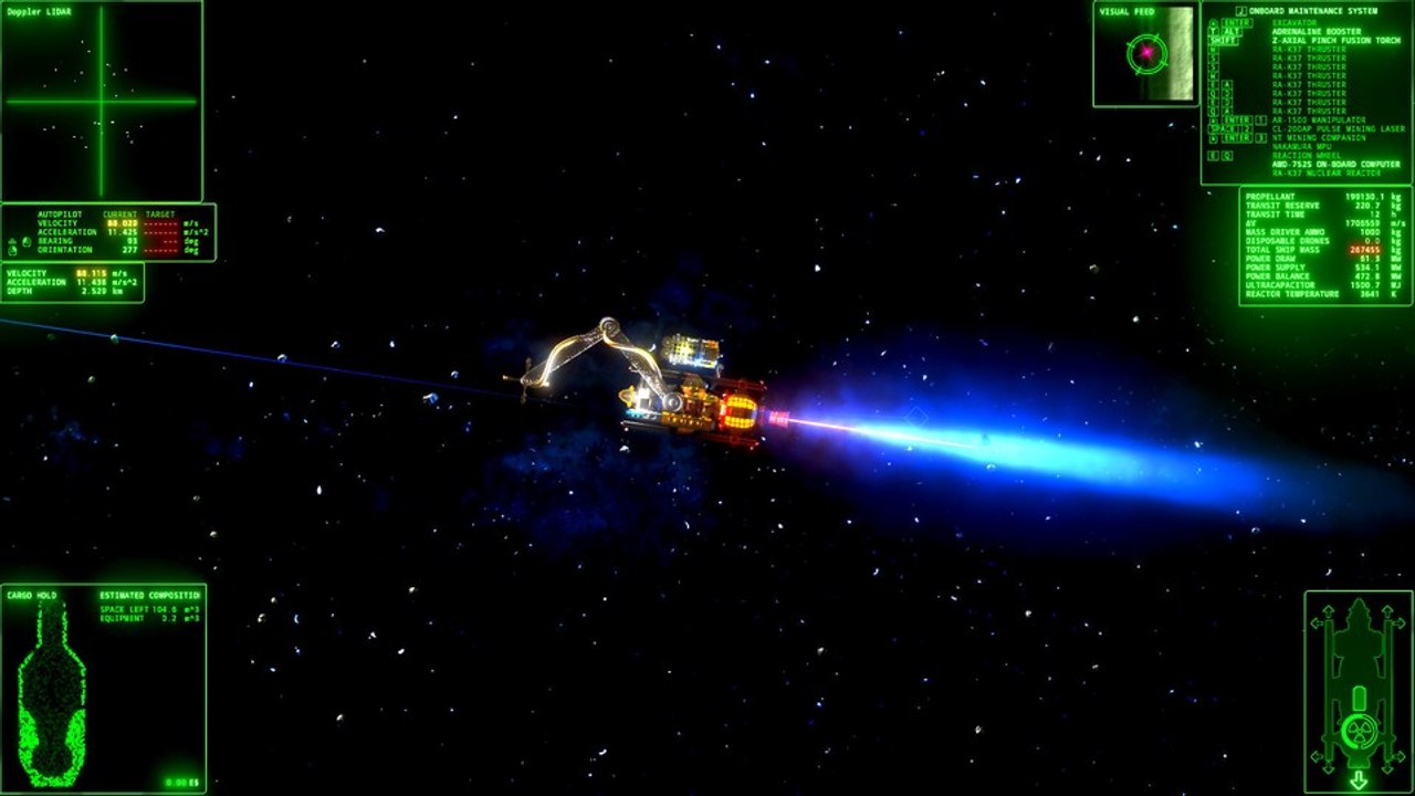 Deltav rings of saturn: gameplay-trailer zum physikbasierten bergbau-hit im weltall