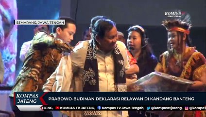 Prabowo-Budiman Deklarasi Relawan Di Kandang Banteng