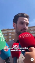 Les premiers mots de Sergio Rico, gardien remplaçant du Paris Saint-Germain, sortant de l'hôpital après son grave accident de cheval : "Le cerveau est intelligent et efface ce type d'événements"