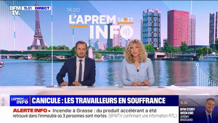 Canicule: "Les plus-petits sont beaucoup plus sensibles [...] ça peut aller très vite quand il y a une déshydratation" indique Brigitte Virey, présidente du Syndicat national des pédiatres français