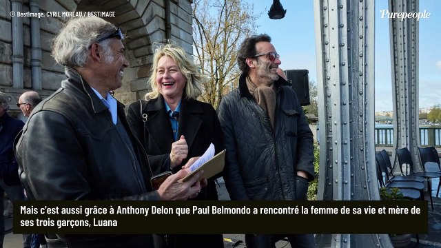Merci pour ton soutien mon... : Anthony Delon, de retour à Douchy, remercie un fidèle ami bien connu