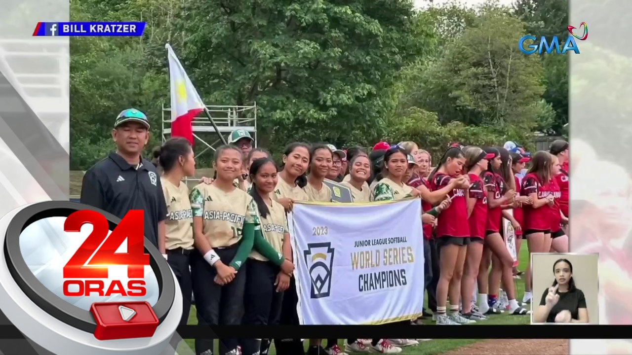 Bago City Girls Softball Team, 6 taong nagsanay bago muling nag-champion sa Jr Little League World Series | 24 Oras