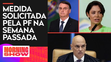 Moraes autoriza quebra de sigilo bancário de Bolsonaro e Michelle