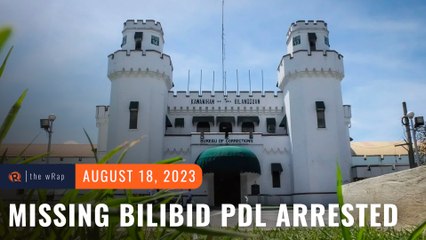 Missing Bilibid person deprived of liberty rearrested in Rizal