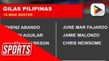 Kailan ilalabas ang Gilas Pilipinas final 12 lineup?