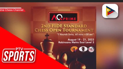 2nd AQ Prime Standard Chess Open, isasagawa mula August 19-21 sa Pasig City
