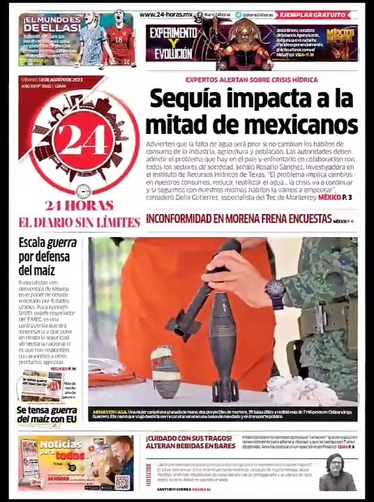 24 Horas No hay vuelta atrás, ‘crisishídrica llegó para quedarse’